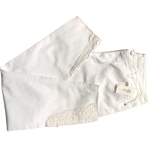 Style & Co Women's Crochet Stretch Ankle Pants NWT - Picture 5 of 8